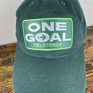 One Goal Pelotonia Green Hat Adjustable Strapback Cotton Cycling Cap